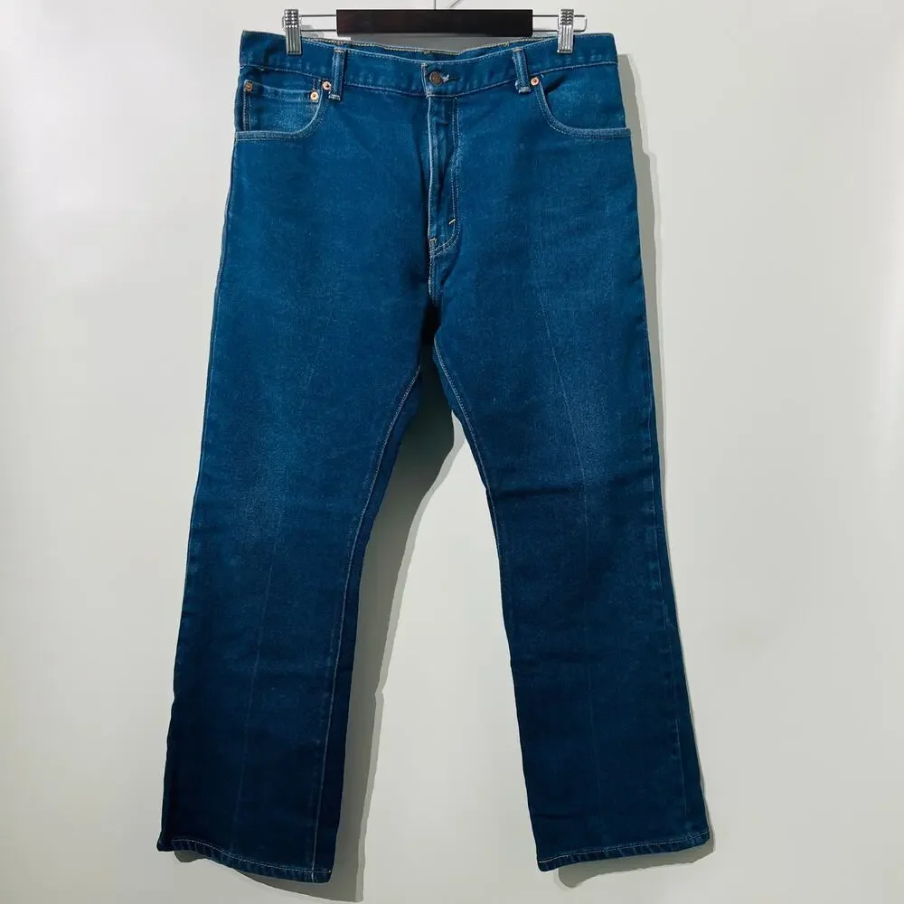 Levi's 517 Jeans Men's Size 36X30 Blue Bootcut Leg Work Cowboy Western Denim